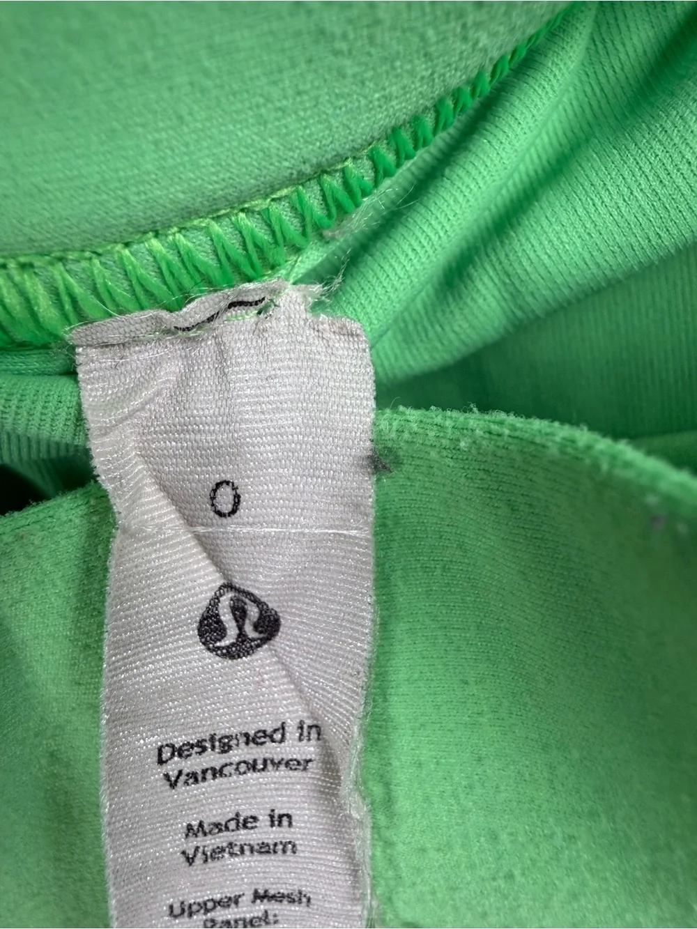 lululemon athletica Bright Green Pleated Skater Skirt